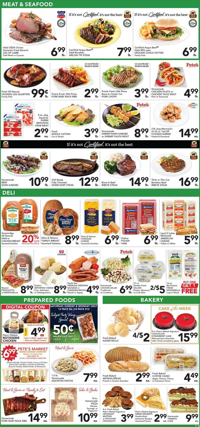 Catalogue Pete's Fresh Market from 08/27/2025