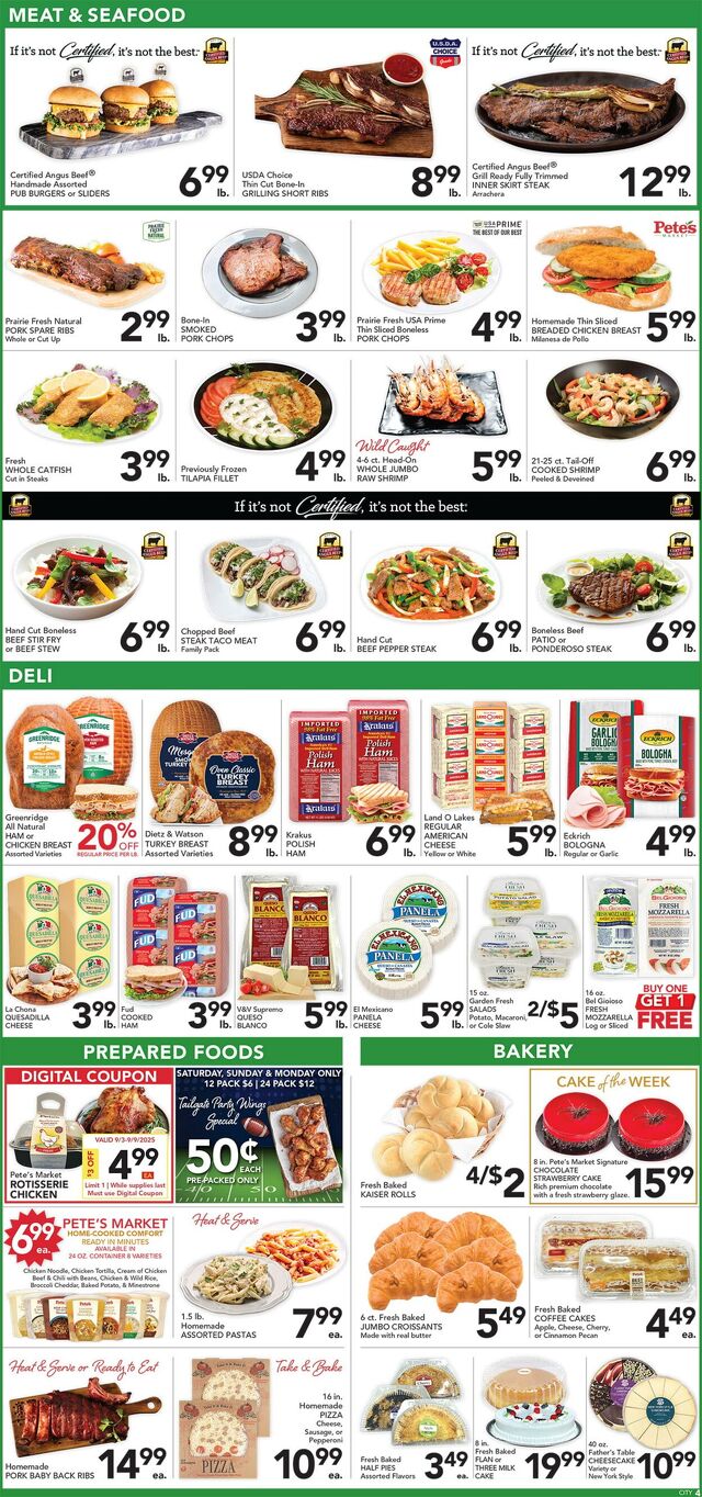 Catalogue Pete's Fresh Market from 08/27/2025