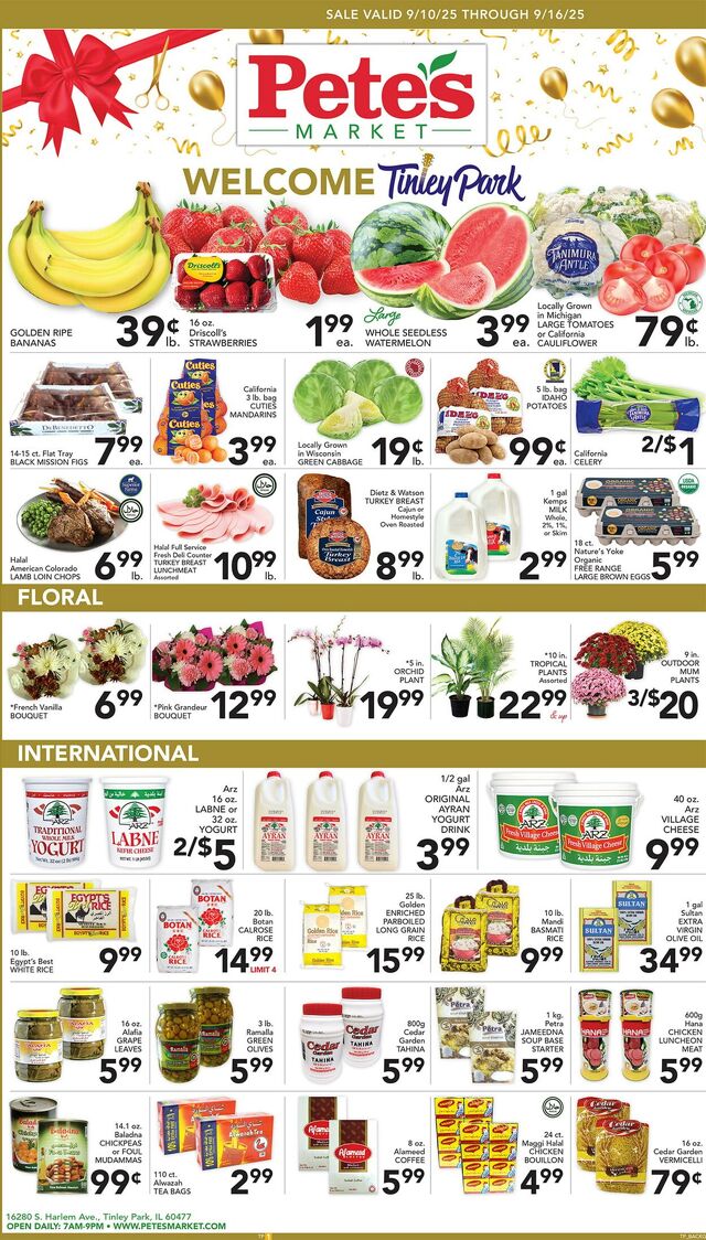 Catalogue Pete's Fresh Market from 09/03/2025