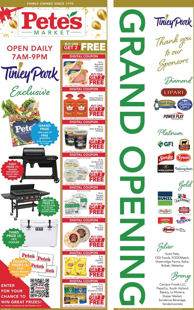 Catalogue Pete's Fresh Market from 09/03/2025