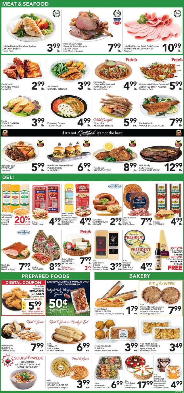 Catalogue Pete's Fresh Market from 09/03/2025