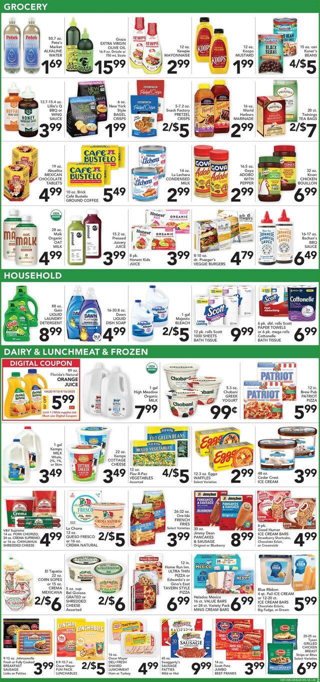 Catalogue Pete's Fresh Market from 09/03/2025