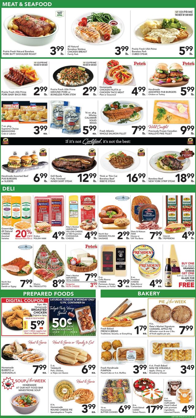 Catalogue Pete's Fresh Market from 09/03/2025