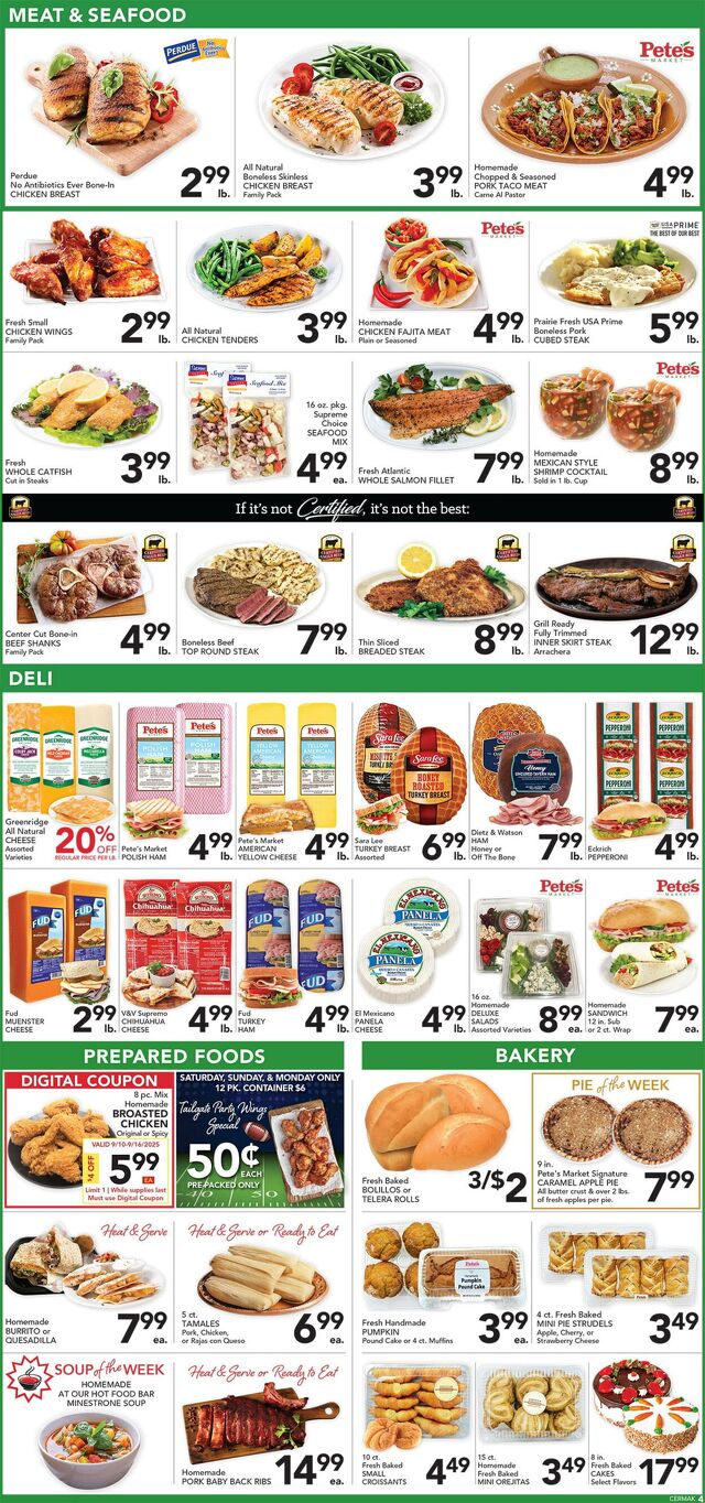 Catalogue Pete's Fresh Market from 09/03/2025