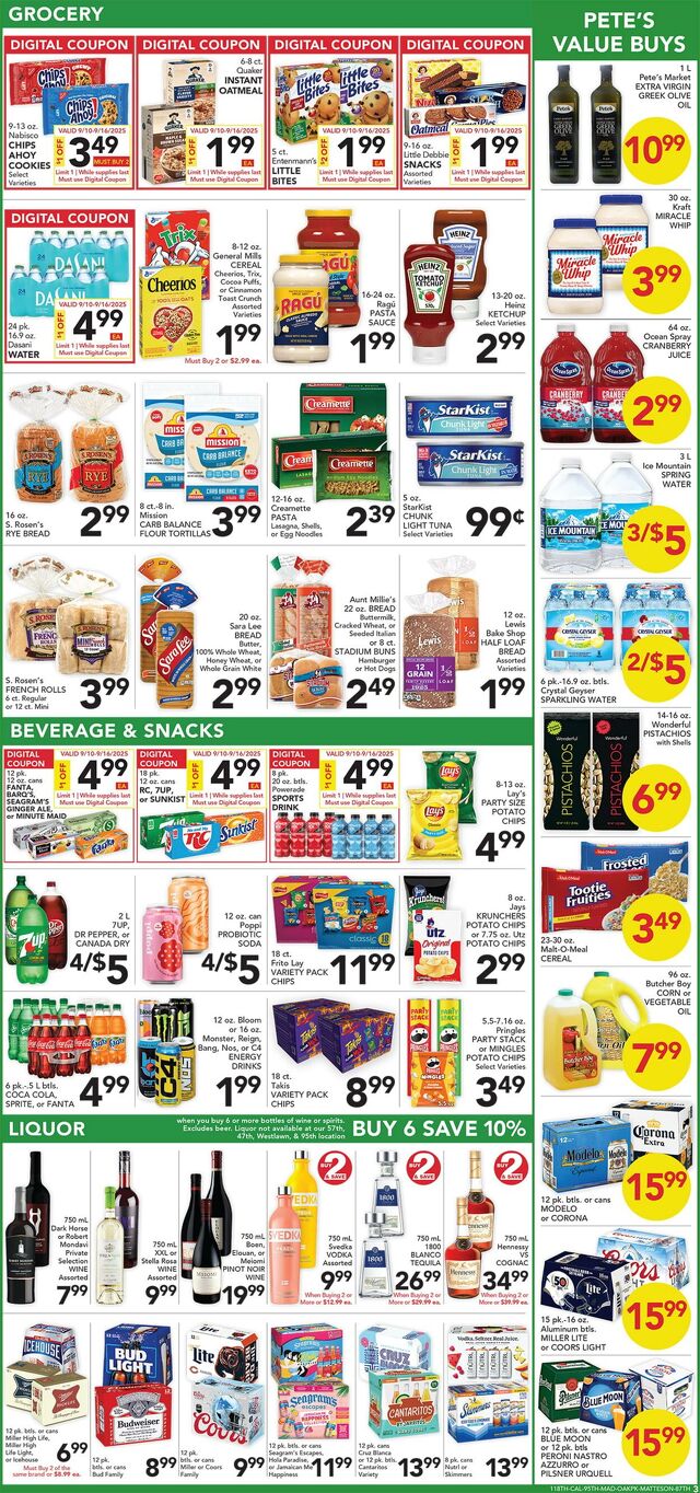 Catalogue Pete's Fresh Market from 09/03/2025