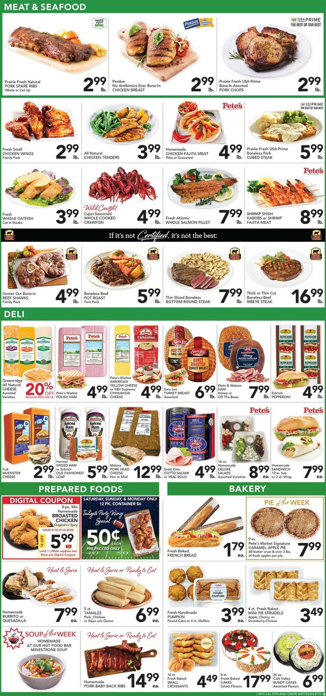 Catalogue Pete's Fresh Market from 09/03/2025