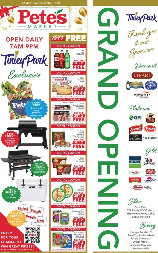 Catalogue Pete's Fresh Market from 09/17/2025