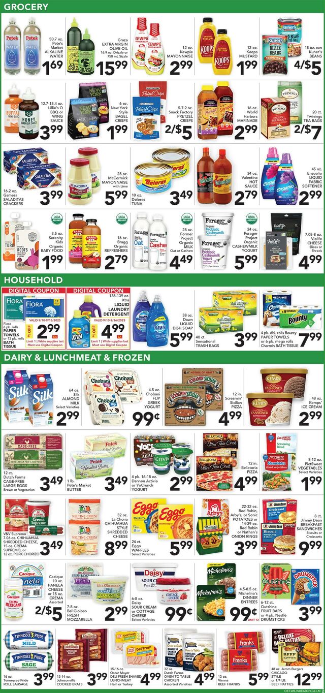 Catalogue Pete's Fresh Market from 09/17/2025