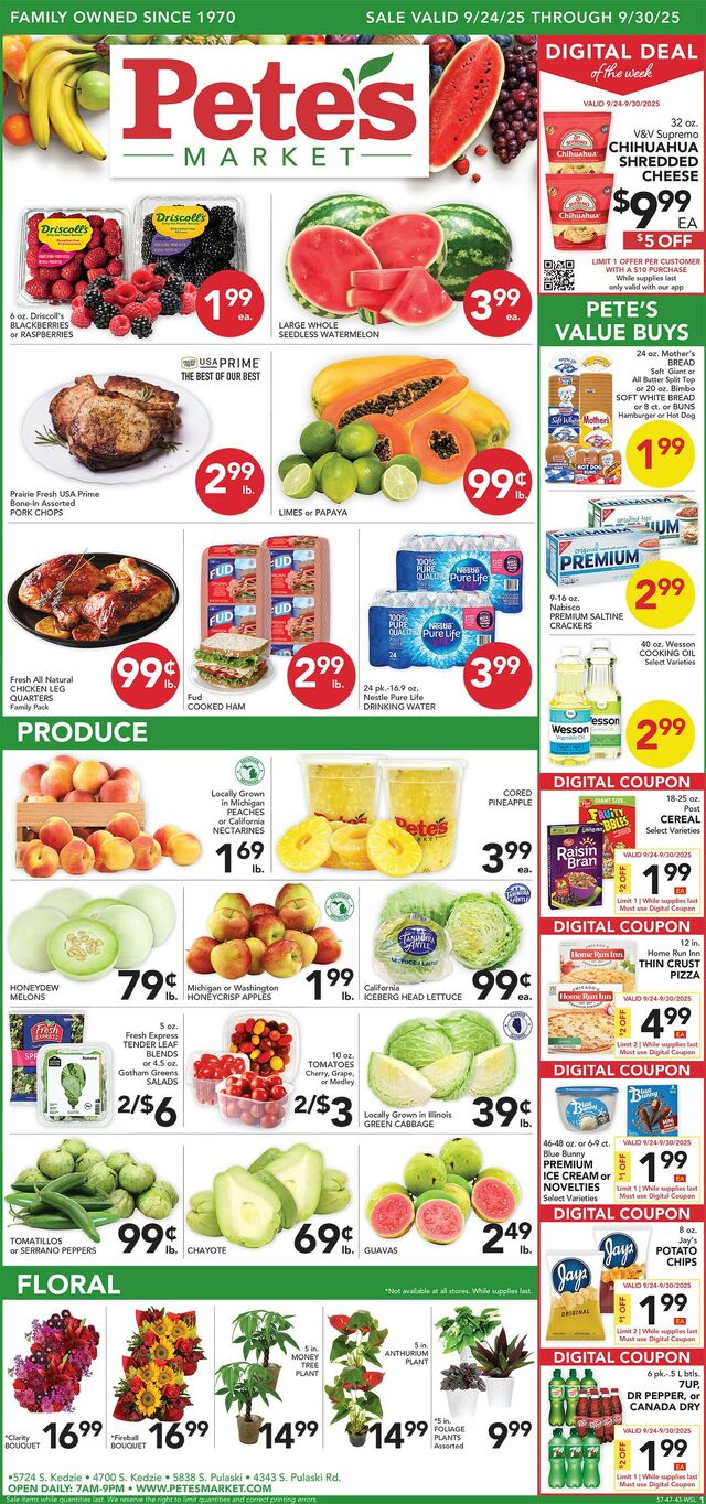Catalogue Pete's Fresh Market from 09/17/2025
