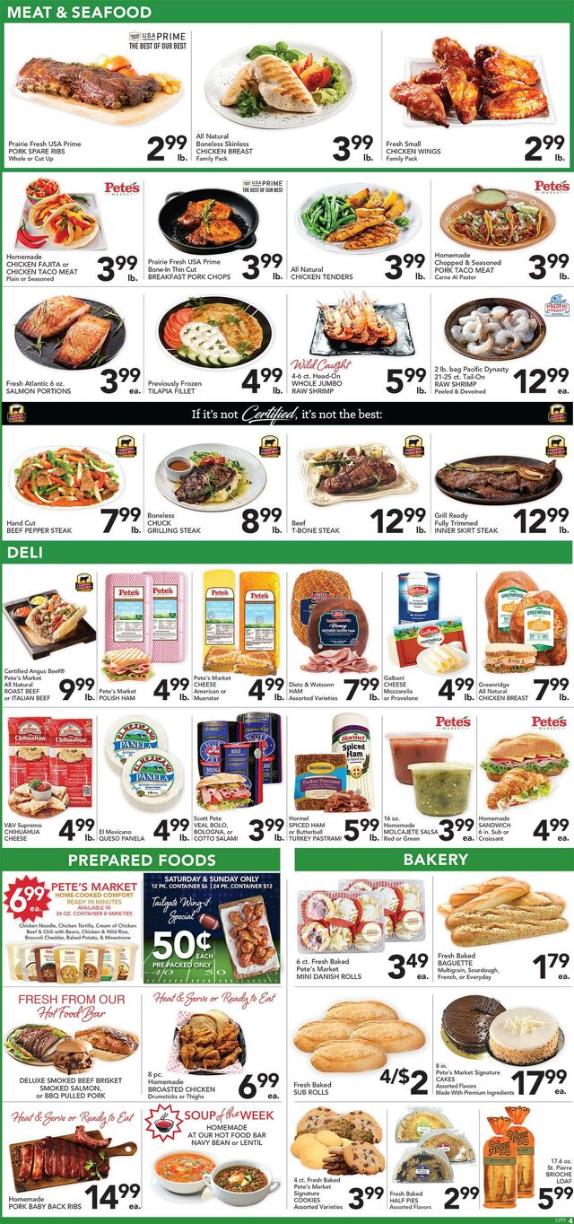 Catalogue Pete's Fresh Market from 09/17/2025