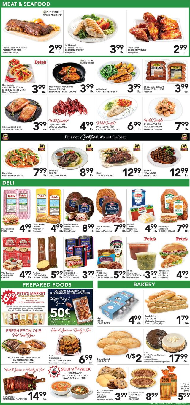 Catalogue Pete's Fresh Market from 09/17/2025