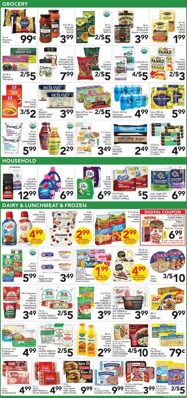 Catalogue Pete's Fresh Market from 10/01/2025