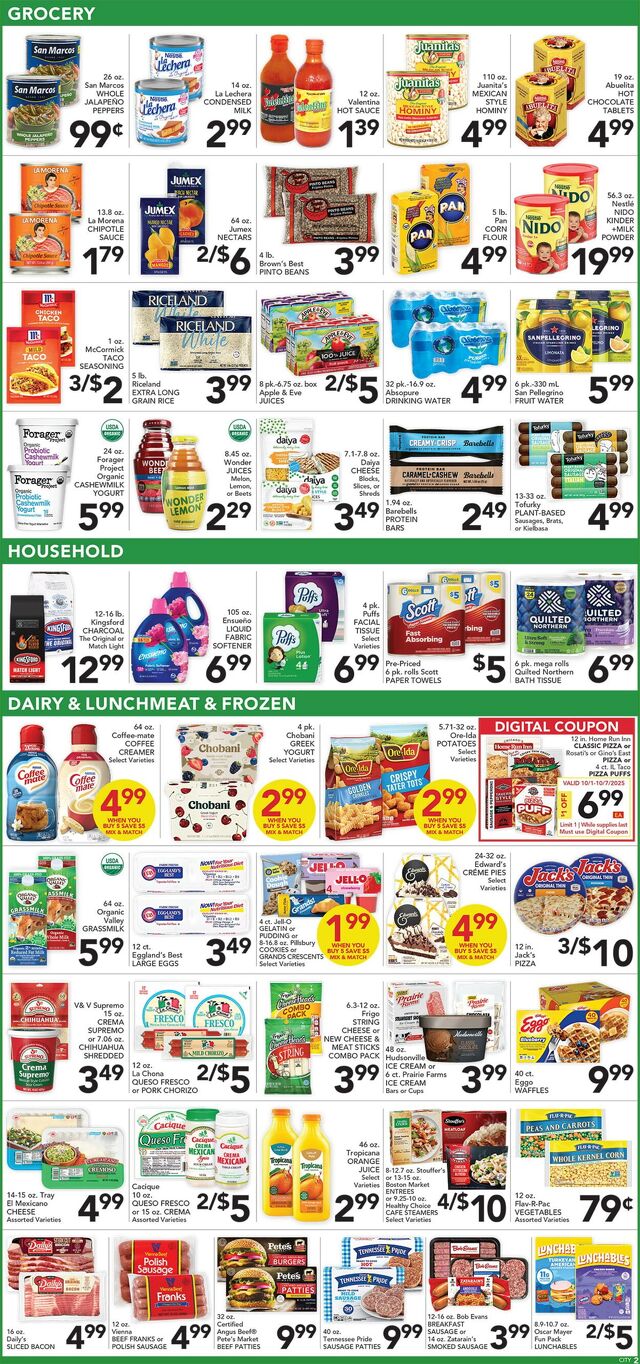 Catalogue Pete's Fresh Market from 10/01/2025