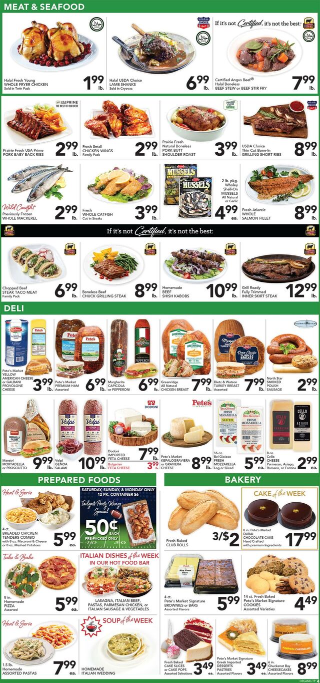 Catalogue Pete's Fresh Market from 10/01/2025