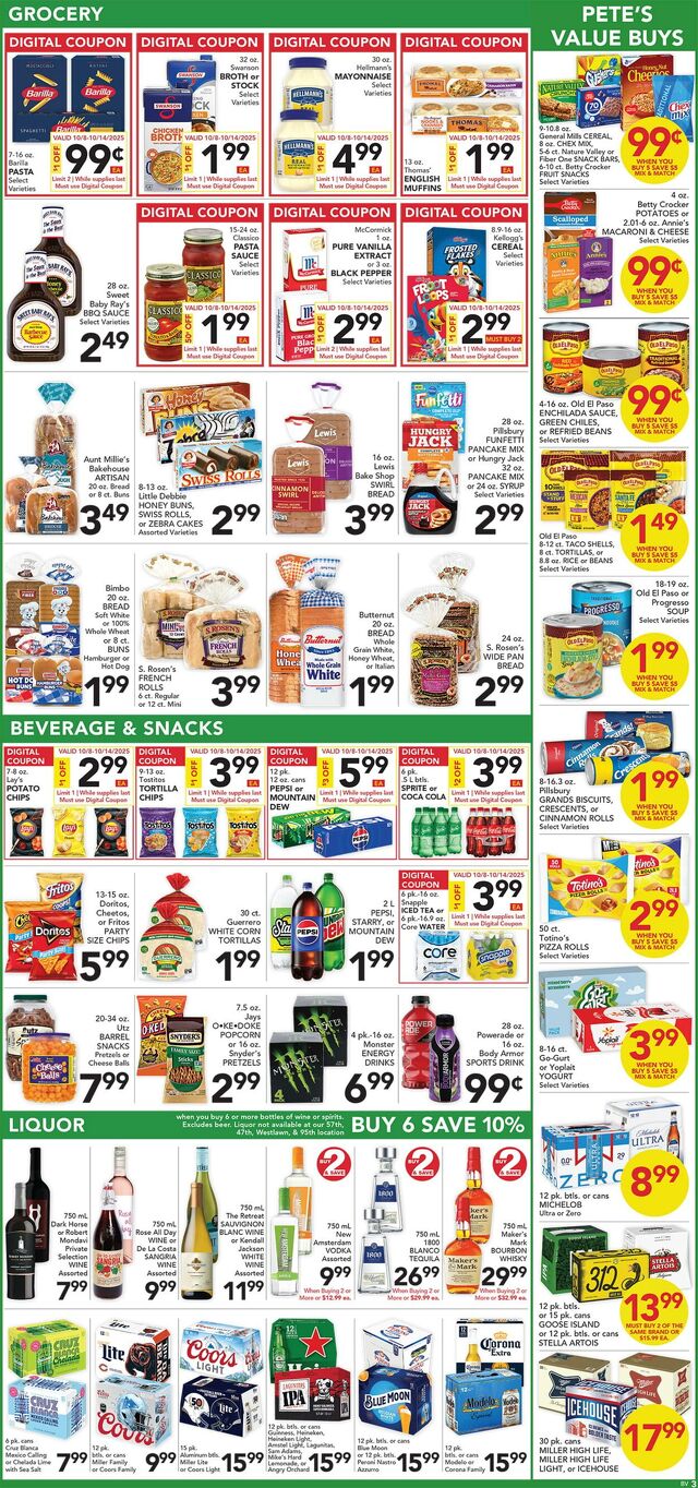 Catalogue Pete's Fresh Market from 10/01/2025