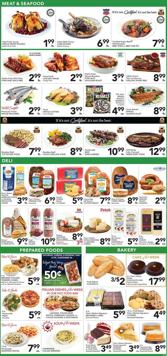 Catalogue Pete's Fresh Market from 10/01/2025