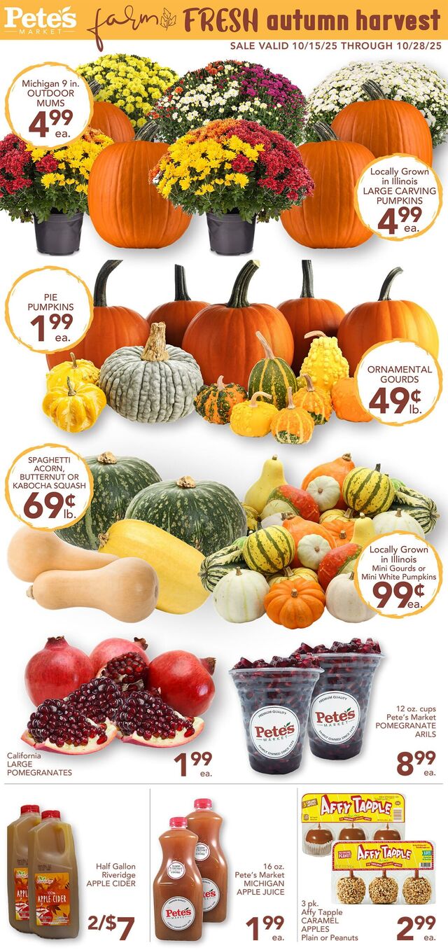 Catalogue Pete's Fresh Market from 10/08/2025