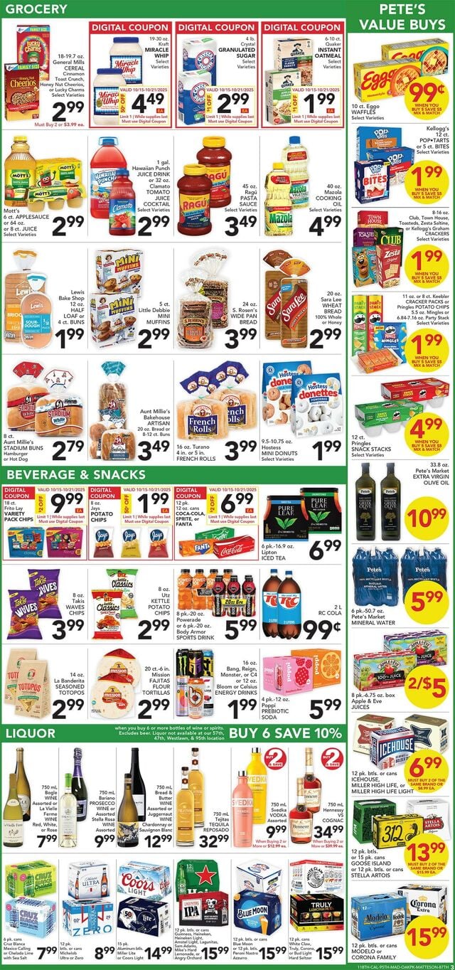 Catalogue Pete's Fresh Market from 10/15/2025