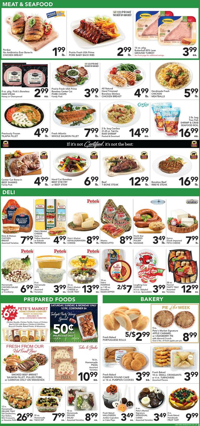 Catalogue Pete's Fresh Market from 10/22/2025