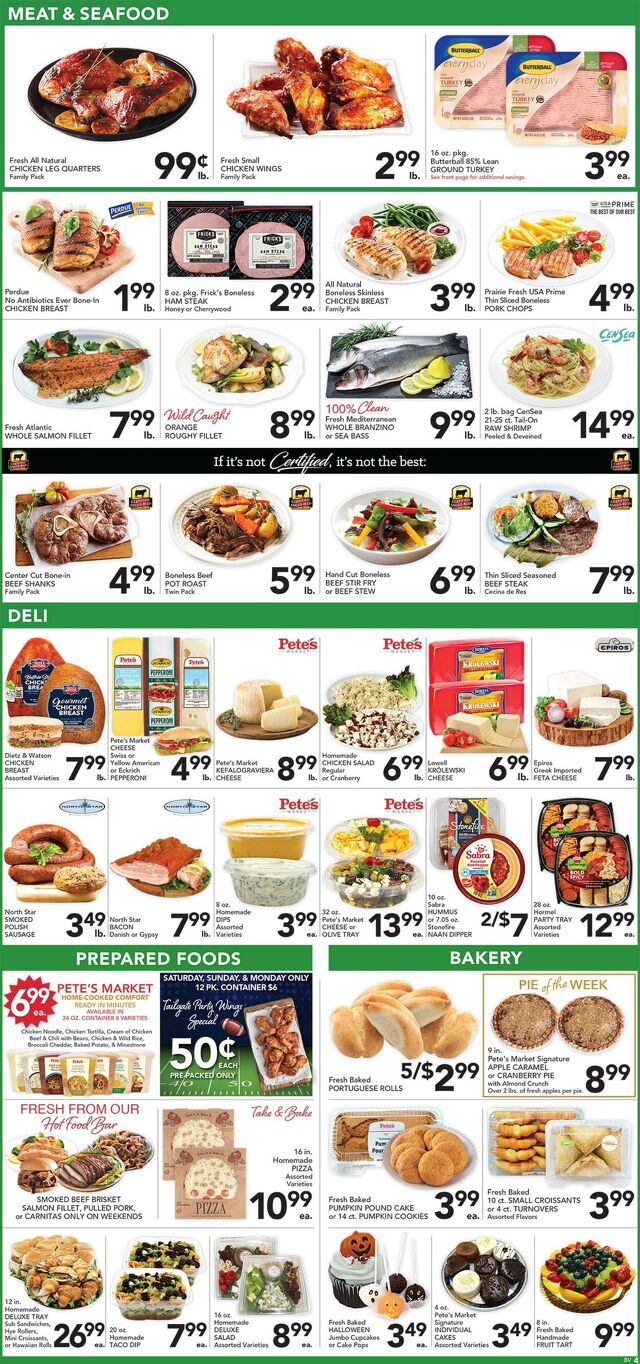 Catalogue Pete's Fresh Market from 10/22/2025