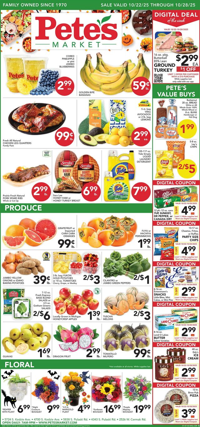 Catalogue Pete's Fresh Market from 10/22/2025
