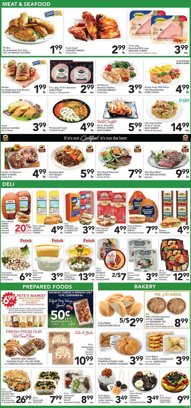 Catalogue Pete's Fresh Market from 10/22/2025
