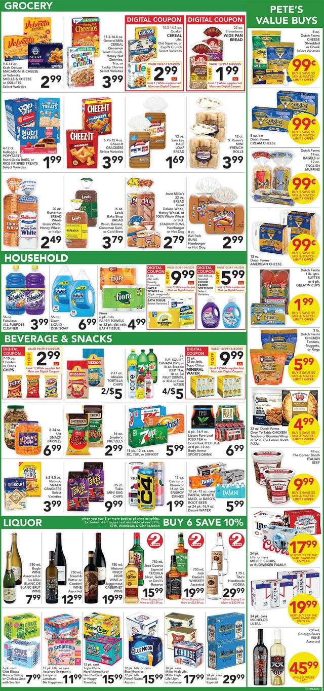 Catalogue Pete's Fresh Market from 10/22/2025