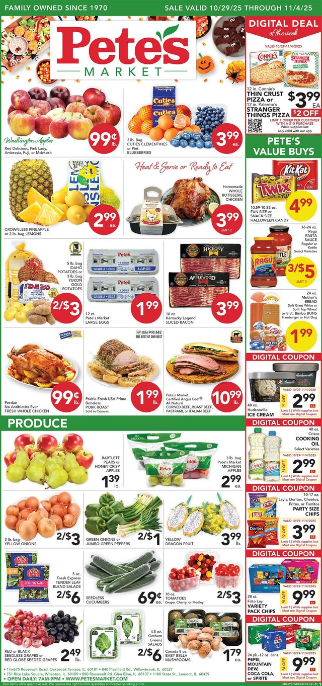 Catalogue Pete's Fresh Market from 10/22/2025