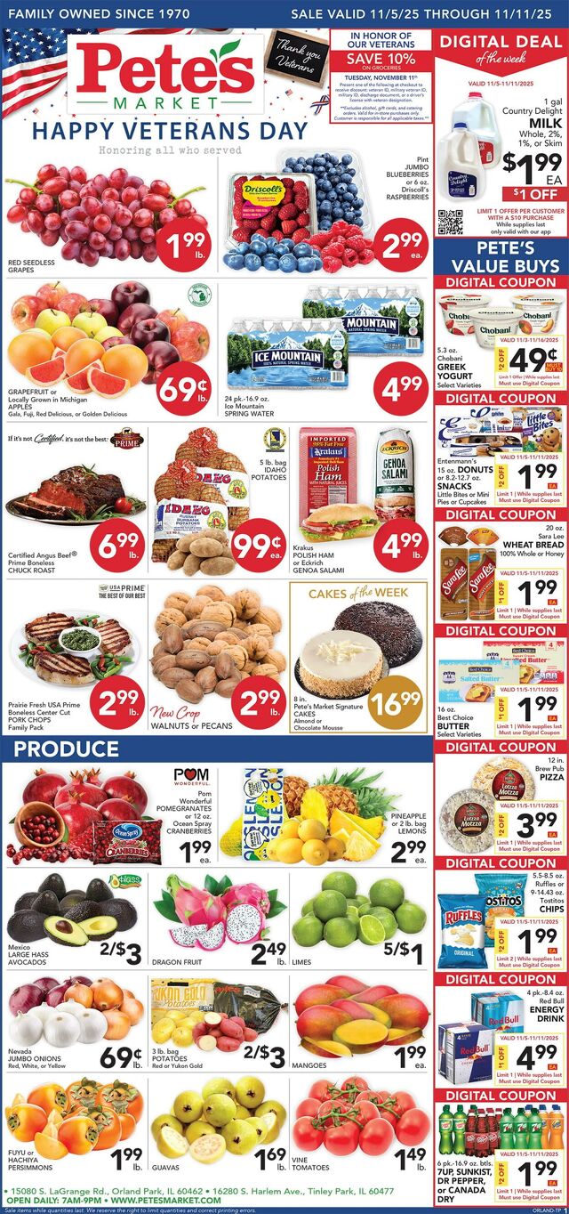 Catalogue Pete's Fresh Market from 10/29/2025