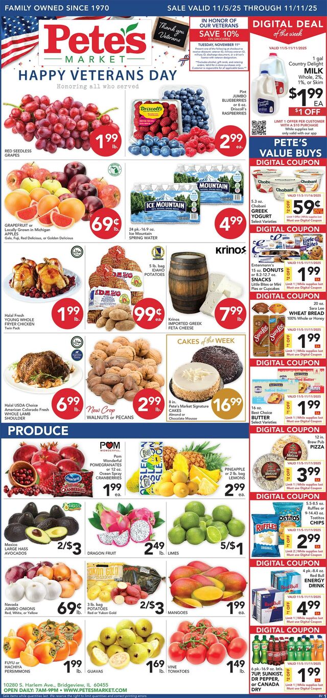 Catalogue Pete's Fresh Market from 10/29/2025