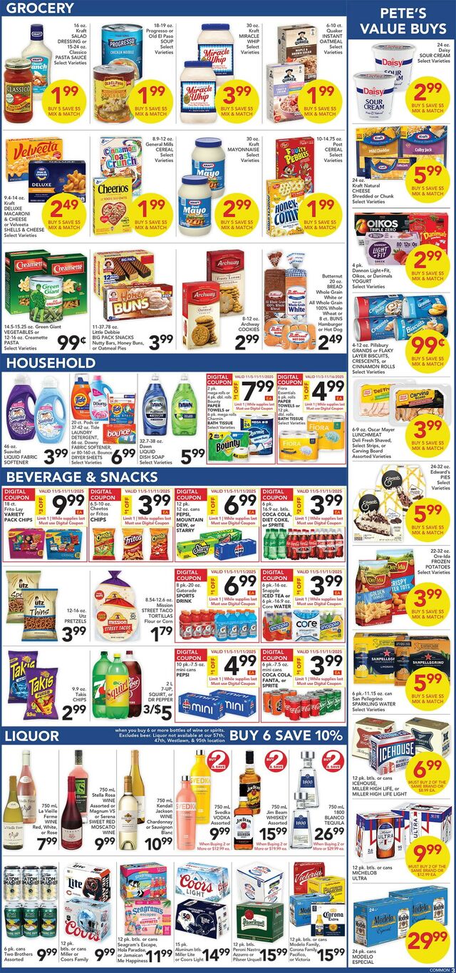 Catalogue Pete's Fresh Market from 10/29/2025