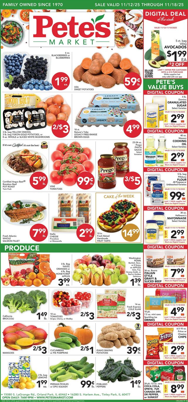 Catalogue Pete's Fresh Market from 11/12/2025