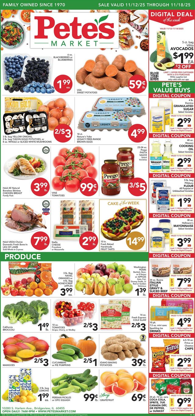 Catalogue Pete's Fresh Market from 11/12/2025