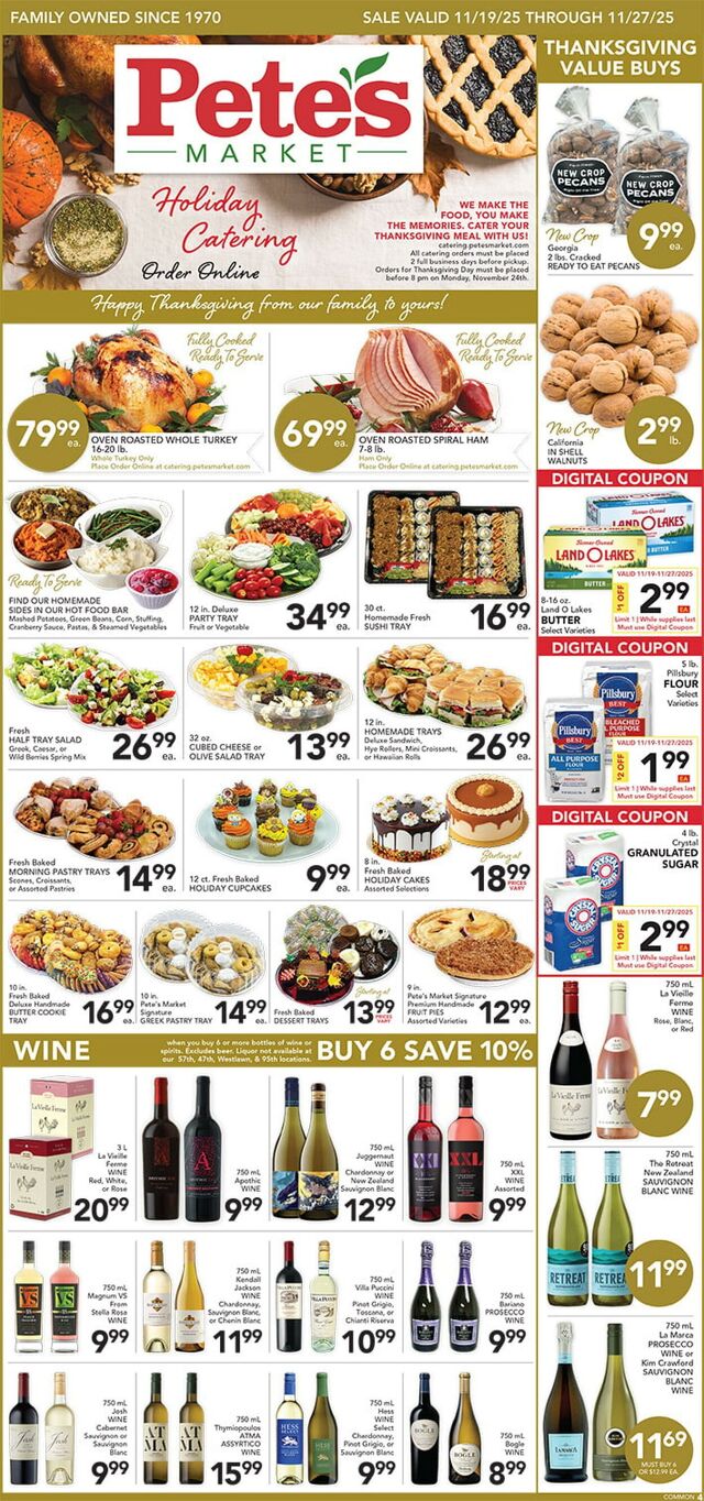 Catalogue Pete's Fresh Market from 11/19/2025