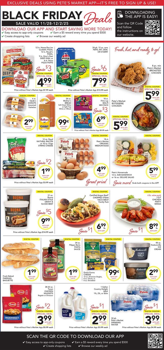 Catalogue Pete's Fresh Market from 11/26/2025