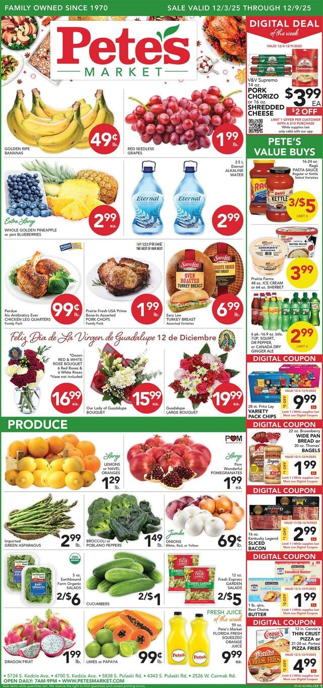 Catalogue Pete's Fresh Market from 12/03/2025