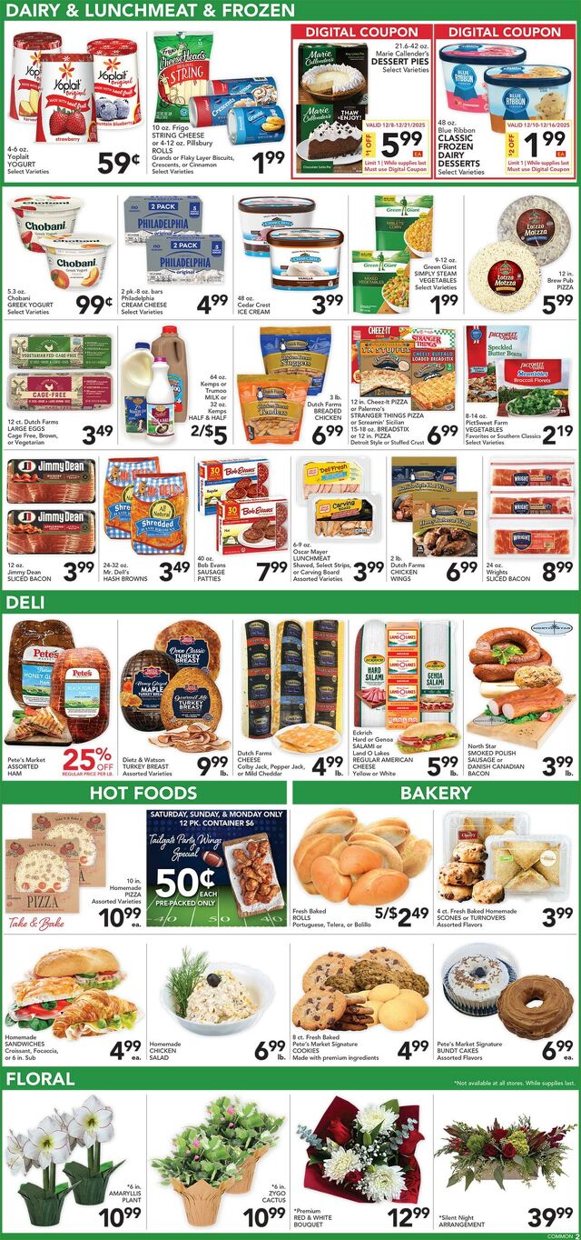 Catalogue Pete's Fresh Market from 12/03/2025