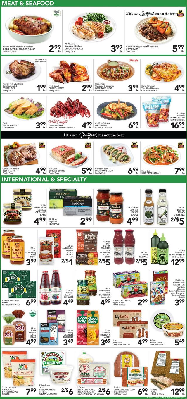 Catalogue Pete's Fresh Market from 12/03/2025