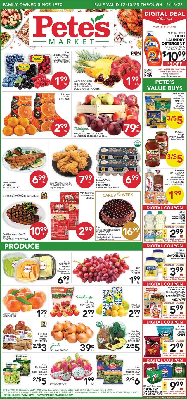 Catalogue Pete's Fresh Market from 12/10/2025