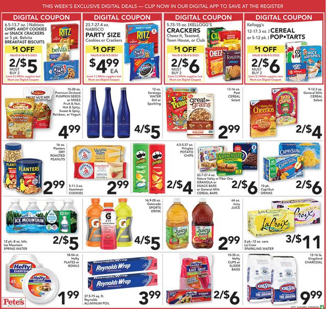 Catalogue Pete's Fresh Market from 08/30/2023