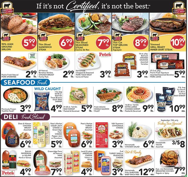 Catalogue Pete's Fresh Market from 09/13/2023
