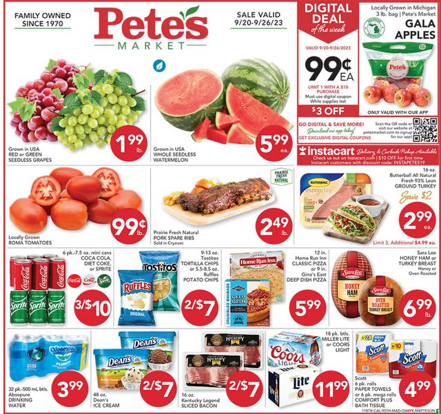 Catalogue Pete's Fresh Market from 09/20/2023