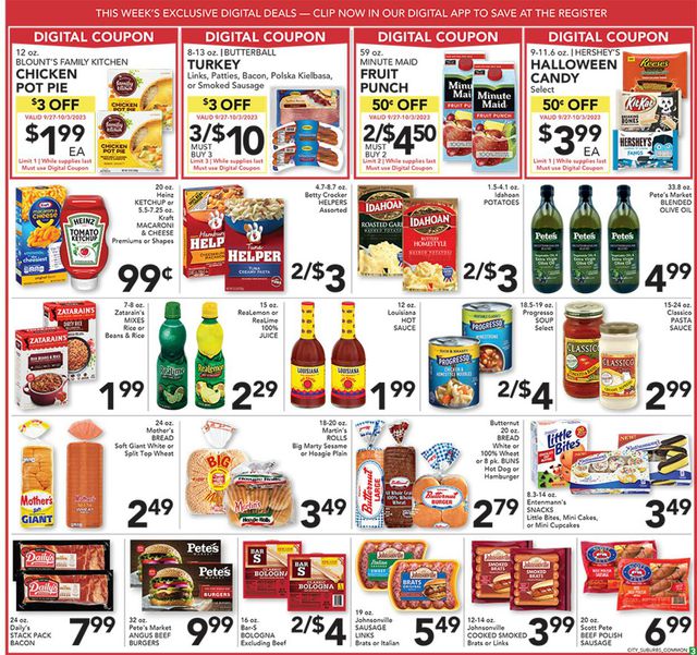 Catalogue Pete's Fresh Market from 09/27/2023