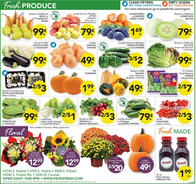 Catalogue Pete's Fresh Market from 09/27/2023