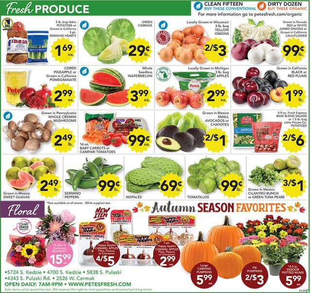 Catalogue Pete's Fresh Market from 10/04/2023