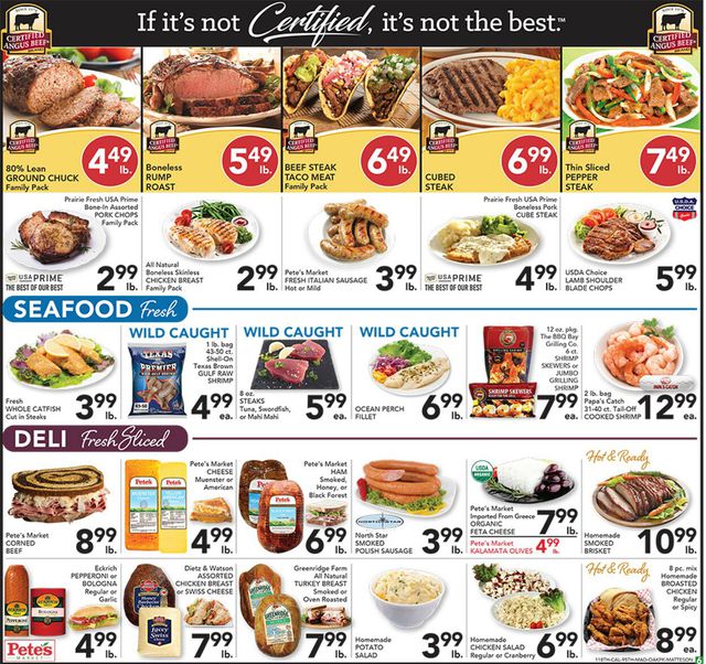 Catalogue Pete's Fresh Market from 10/04/2023