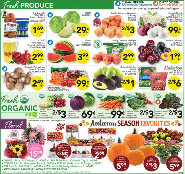 Catalogue Pete's Fresh Market from 10/04/2023