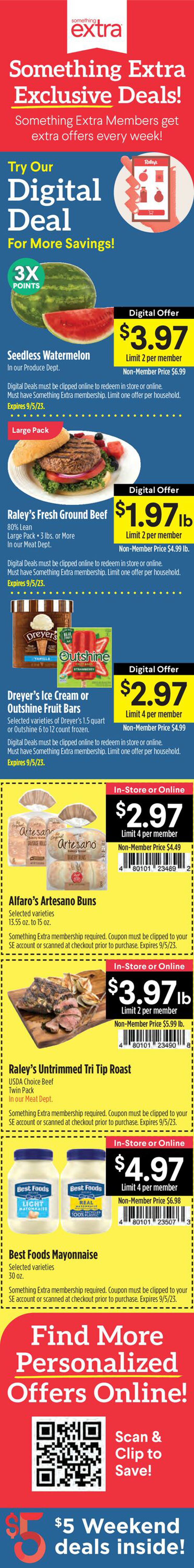 Catalogue Raley's from 08/30/2023