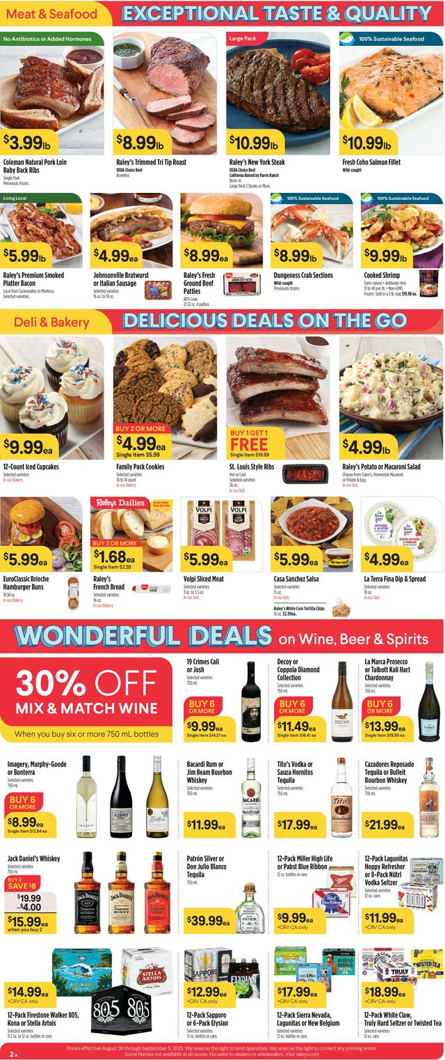 Catalogue Raley's from 08/30/2023
