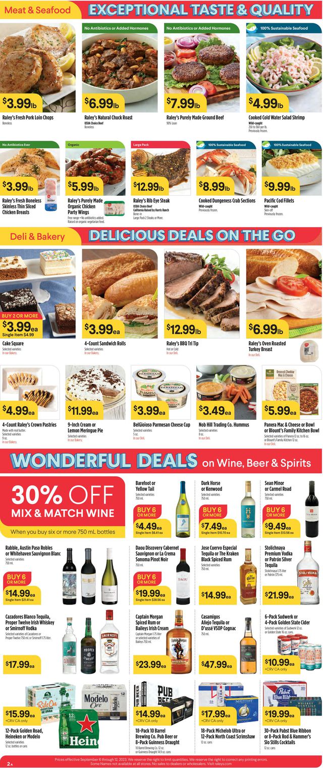 Catalogue Raley's from 09/06/2023